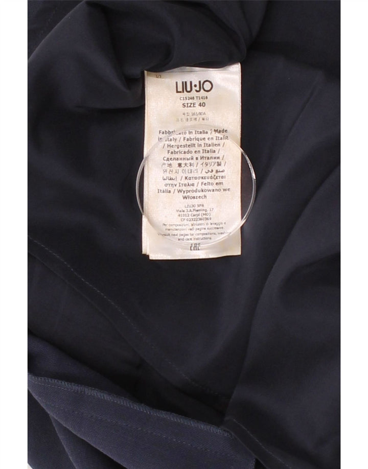 LIU JO Womens A-Line Dress IT 40 Small White Colourblock Cotton Vintage Liu Jo and Second-Hand Liu Jo from Messina Hembry 