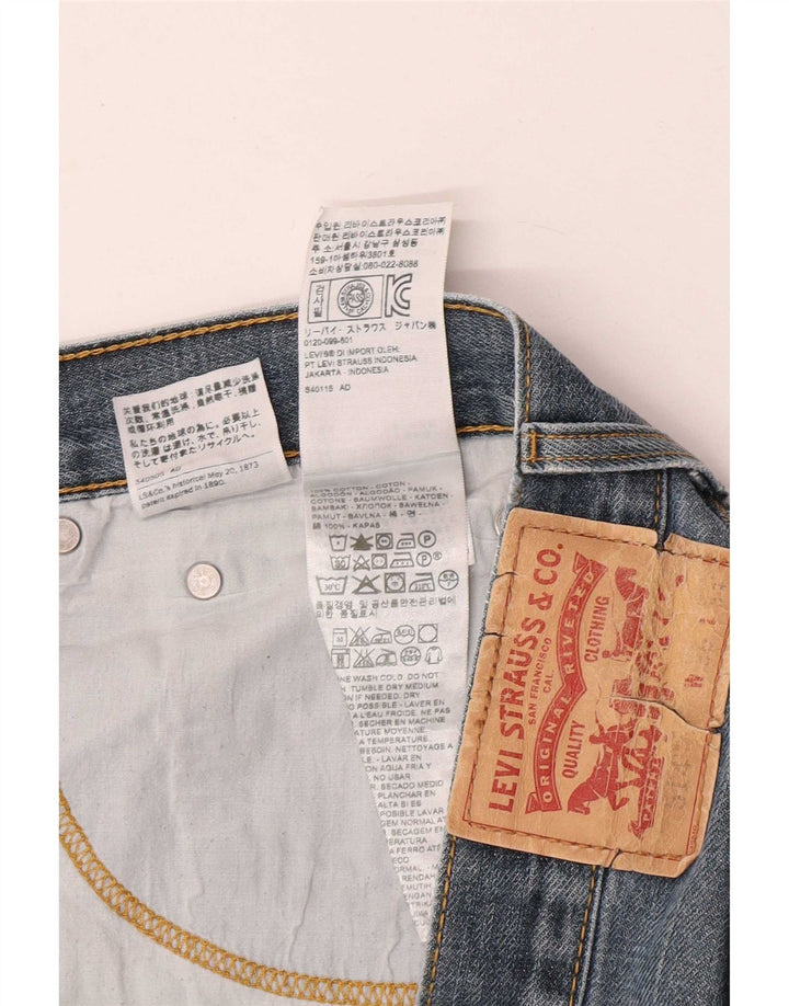 Levi's Herren 514 Straight Jeans W36 L31 Blaue Baumwolle