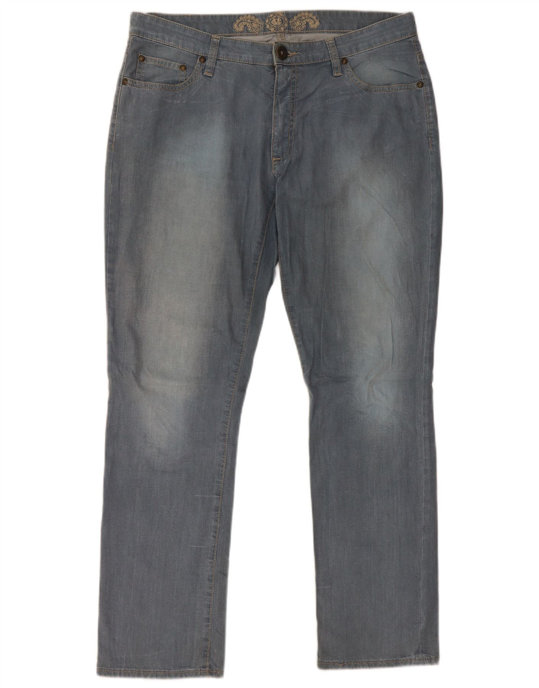 Marlboro Classics Slim-Jeans für Herren, W32, L29, blaue Baumwolle