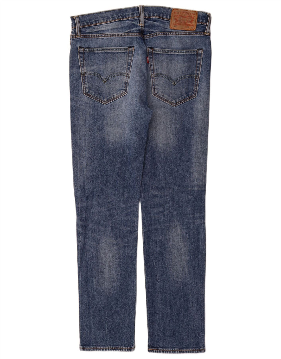 Levi's Herren 502 Tapered Jeans W32 L32 Blaue Baumwolle