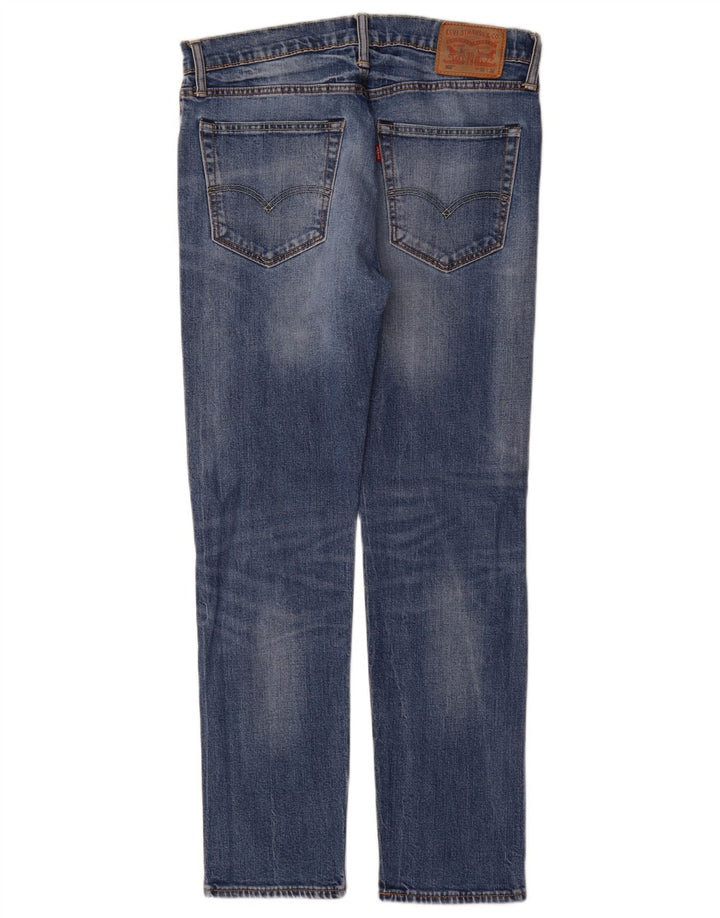 Levi's Herren 502 Tapered Jeans W32 L32 Blaue Baumwolle