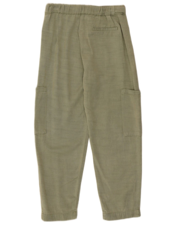 Zara Mädchen-Cargohose mit lockerer Passform, 9–10 Jahre, W25, L23, Grün
