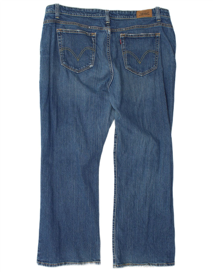 Levi's Damen 515 Bootcut Jeans US 22 3XL W42 L28 Blaue Baumwolle