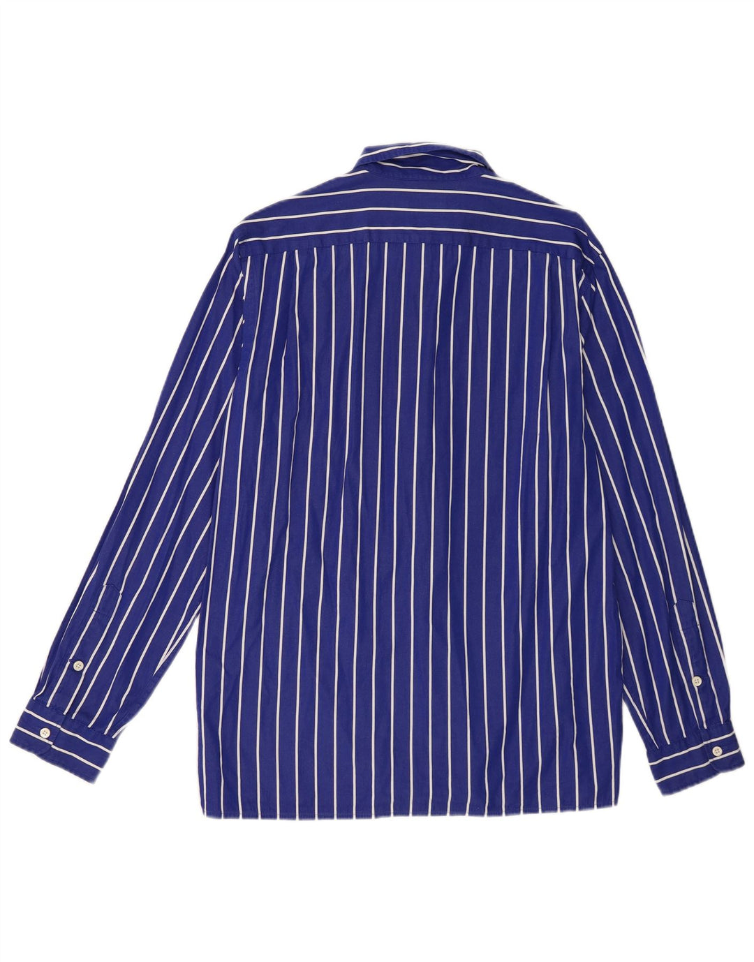 Polo Ralph Lauren Herrenhemd aus mittelblauer, gestreifter Baumwolle