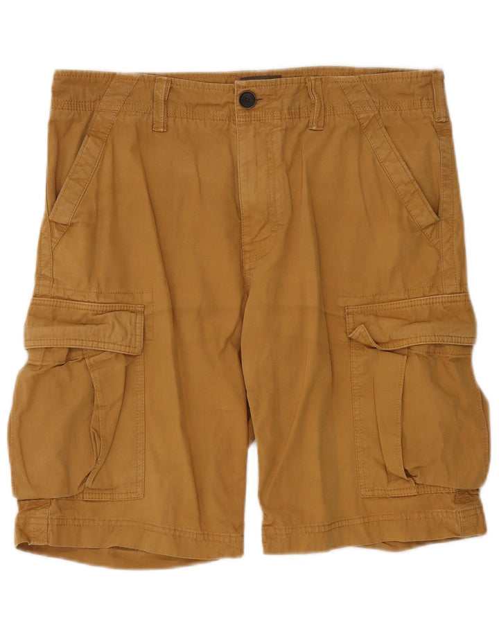 TIMBERLAND Herren Cargoshorts W32 Mittelbeige Baumwolle