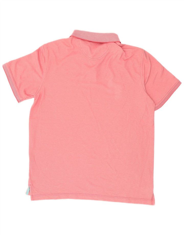 IZOD Herren-Poloshirt aus mittelrosa Baumwolle