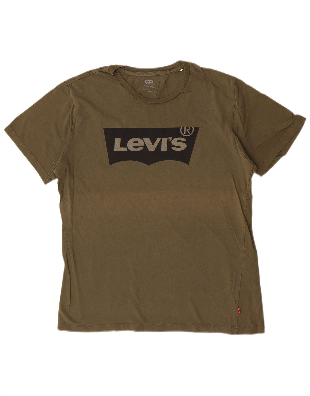 Levi's Herren-T-Shirt mit Grafik, mittlere Khaki-Baumwolle