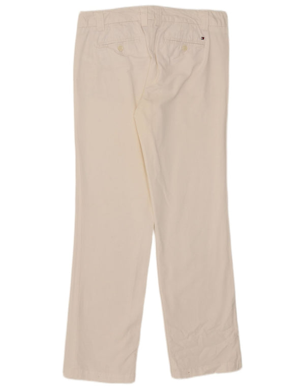 Tommy Hilfiger Damen gerade Chino-Hose US 8 Medium W32 L31 Weiß