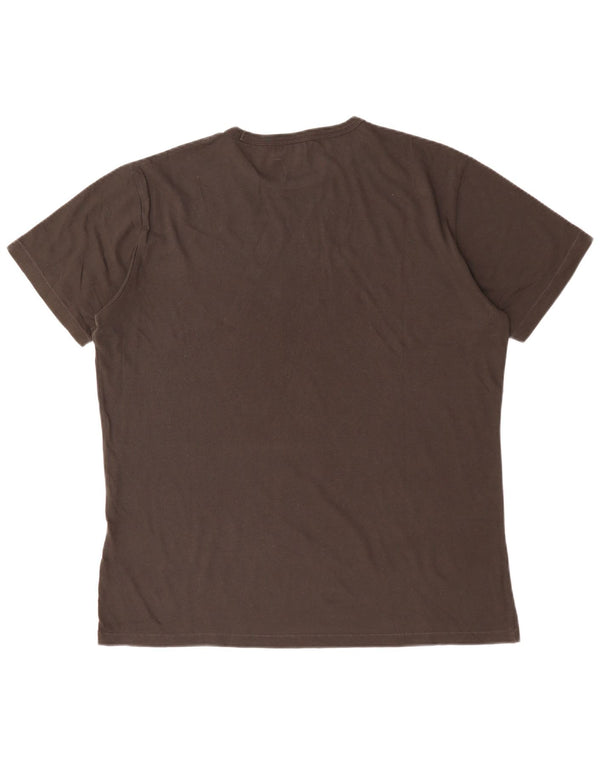 Replay Herren Grafik T-Shirt Top XL Grau Baumwolle