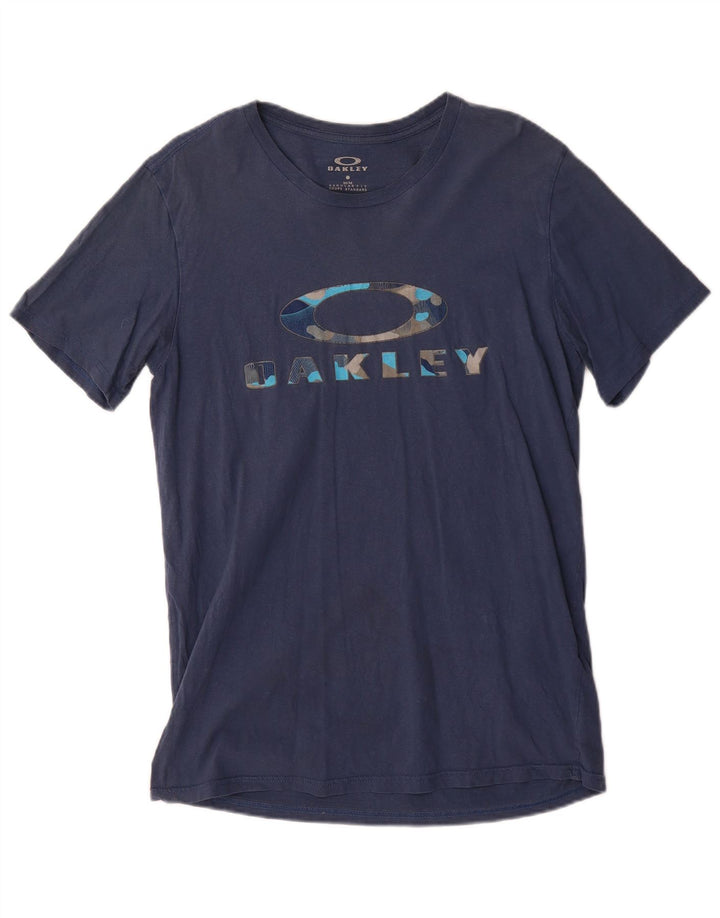 Oakley Herren-T-Shirt mit normaler Passform und Grafik, mittleres Marineblau