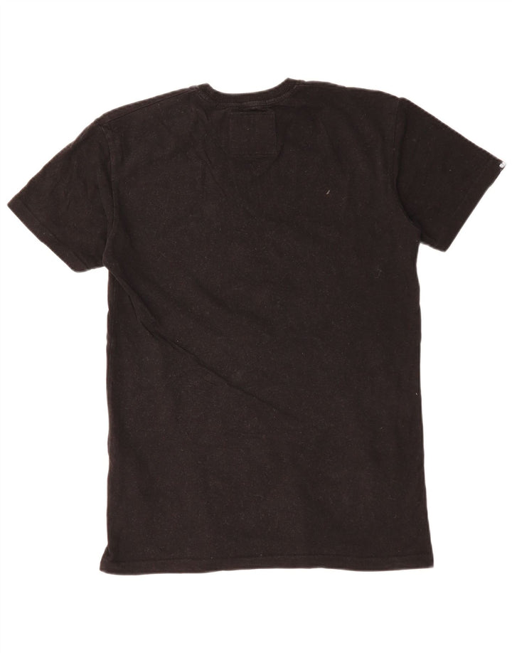 Superdry Herren T-Shirt mit Grafik, Größe S, Schwarz