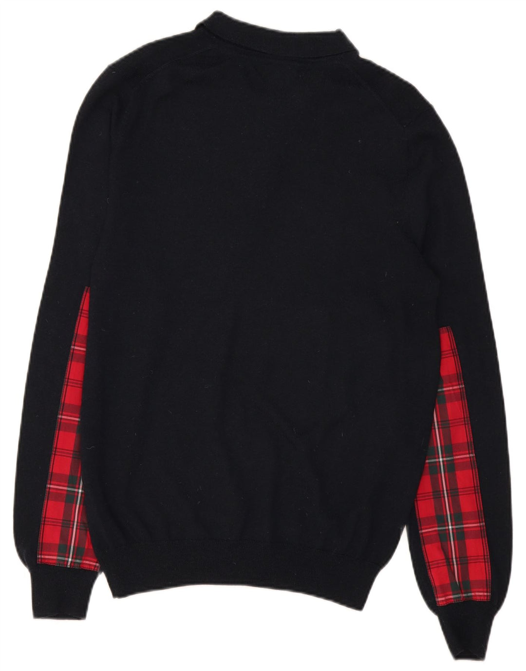 Lyle & Scott Herren-Pullover mit Rollkragen, mittelschwarz, kariert, Wolle