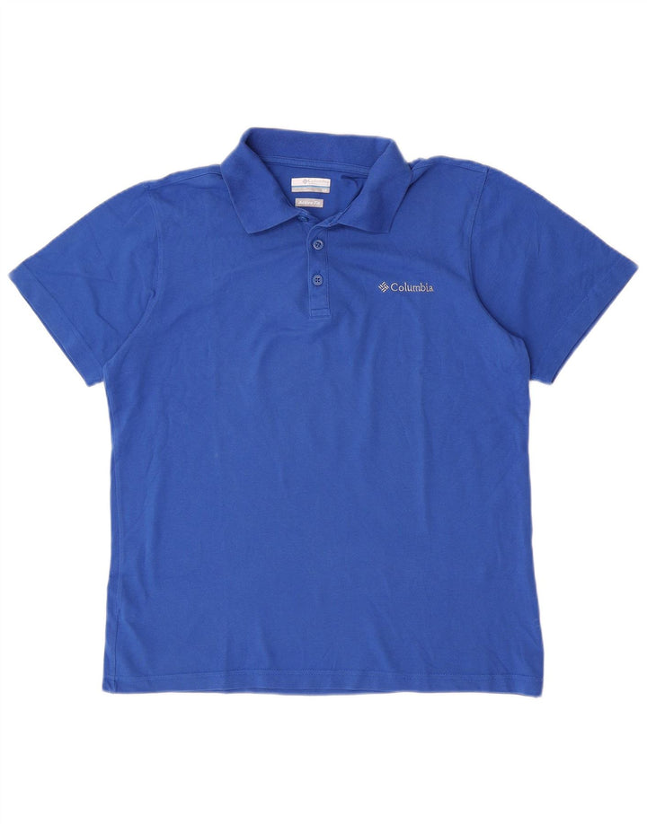 Columbia Herren Active Poloshirt, Größe S, Blau