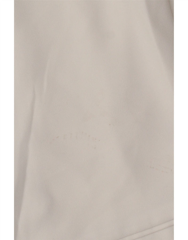 Zara Damen-Blazer mit 3/4-Ärmeln, offen, Gr. 10, Weiß