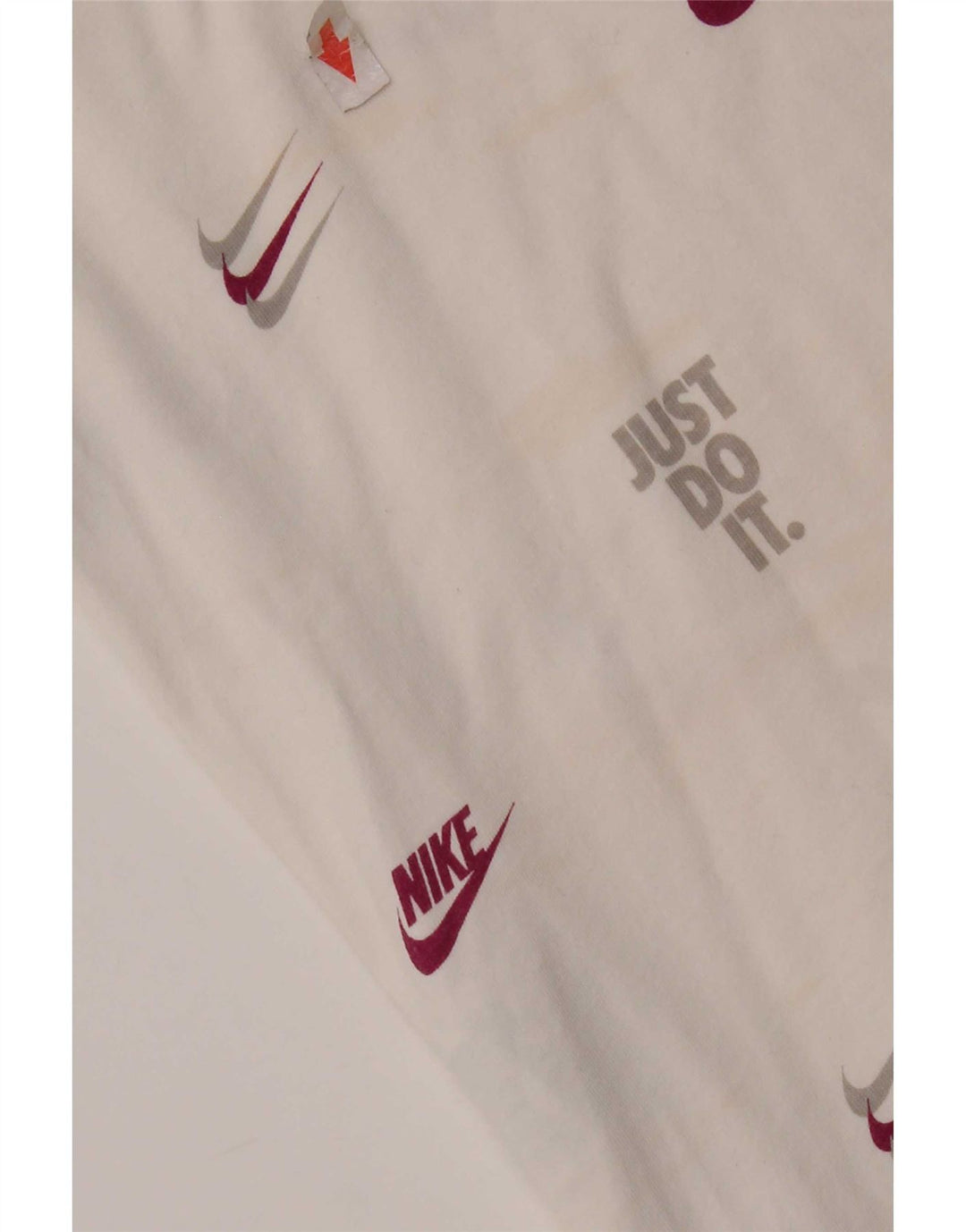 Nike Herren-T-Shirt mit Grafik, Größe L, aus weißer Baumwolle