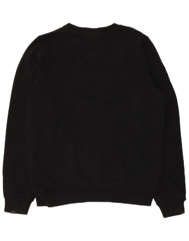 Ellesse Jungen-Sweatshirt mit Grafik, 13–14 Jahre, schwarze Baumwolle