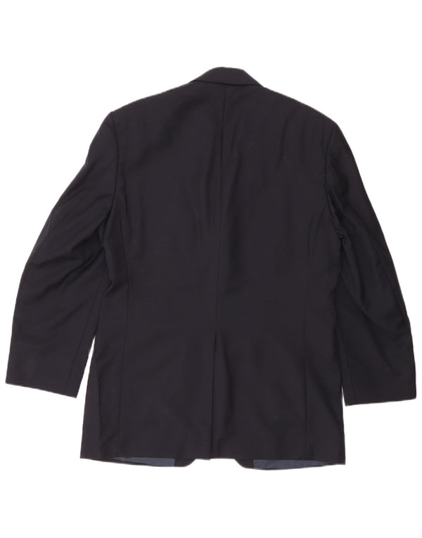 Ralph Lauren Herren-Blazer mit 3 Knöpfen, Größe S, Marineblau, Wolle, UK 38