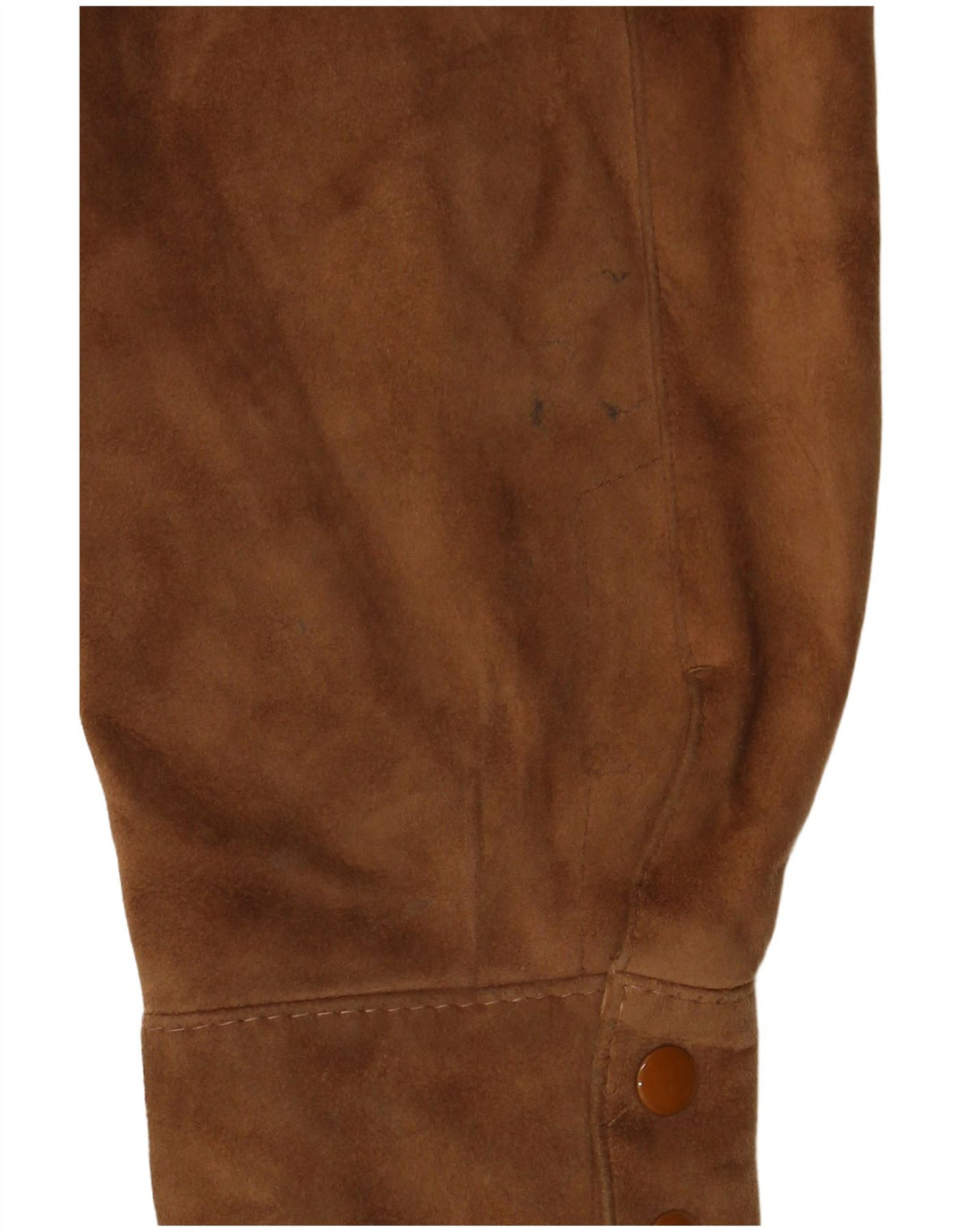 Vintage Herren Wildlederhemd IT 50 Mittelbraun
