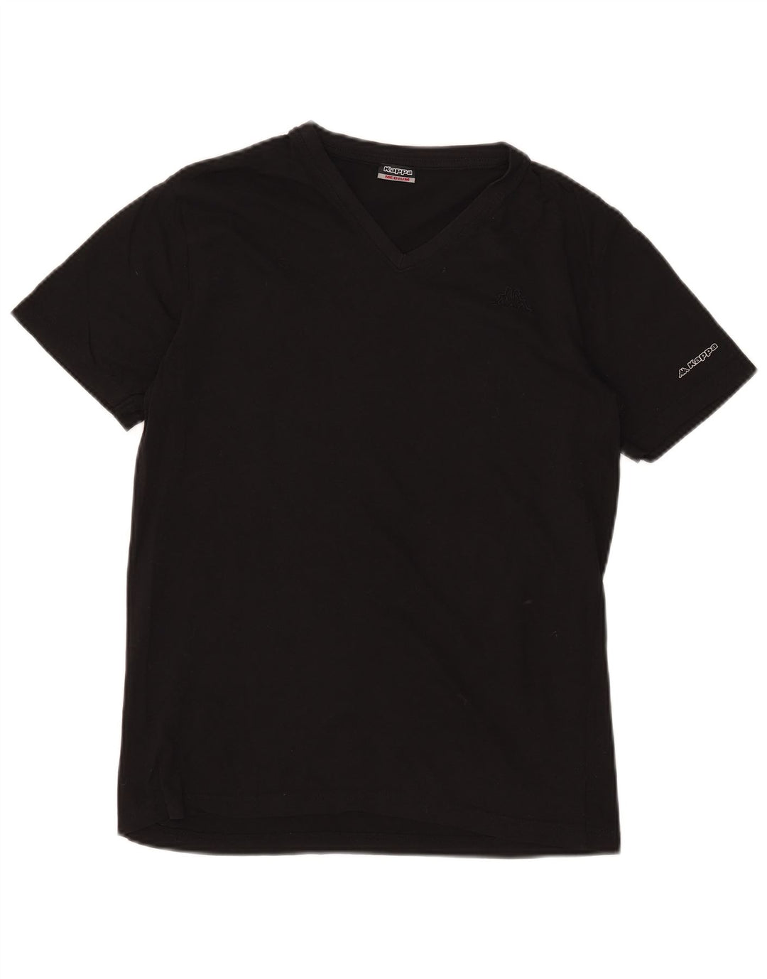 Kappa Herren T-Shirt Top Medium Schwarz