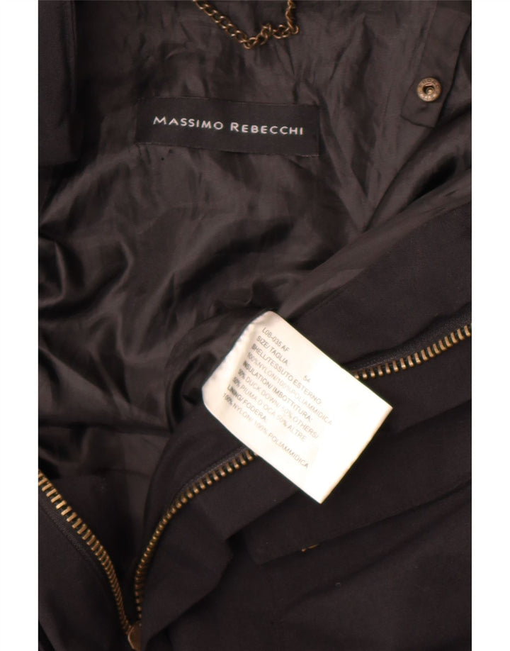 Massimo Rebecchi Herren Utility Jacke IT 54 2XL Schwarzes Nylon