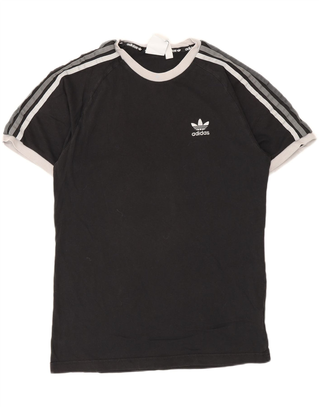 Adidas Herren T-Shirt Top Small Schwarz Baumwolle