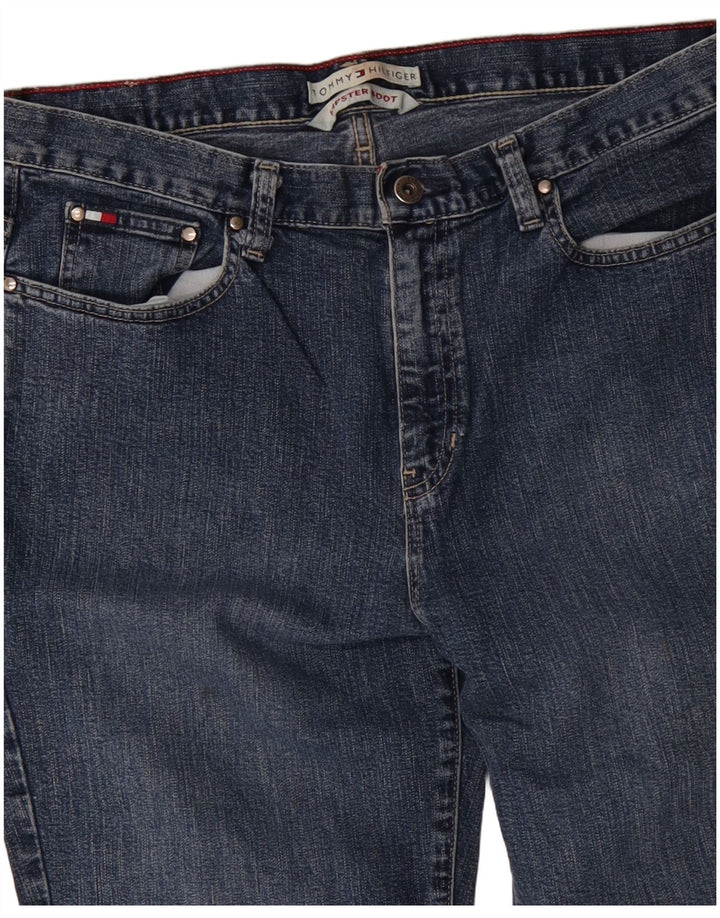 TOMMY HILFIGER Damen Hipster Bootcut Jeans W34 L31 Blau