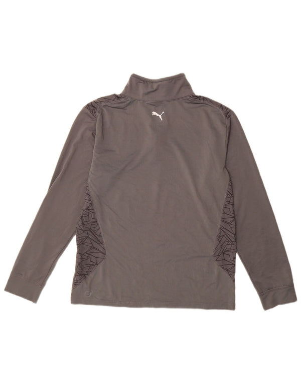 PUMA Jungen-Trainingsanzug mit Reißverschluss, Pullover, 11–12 Jahre, Größe L, Grau