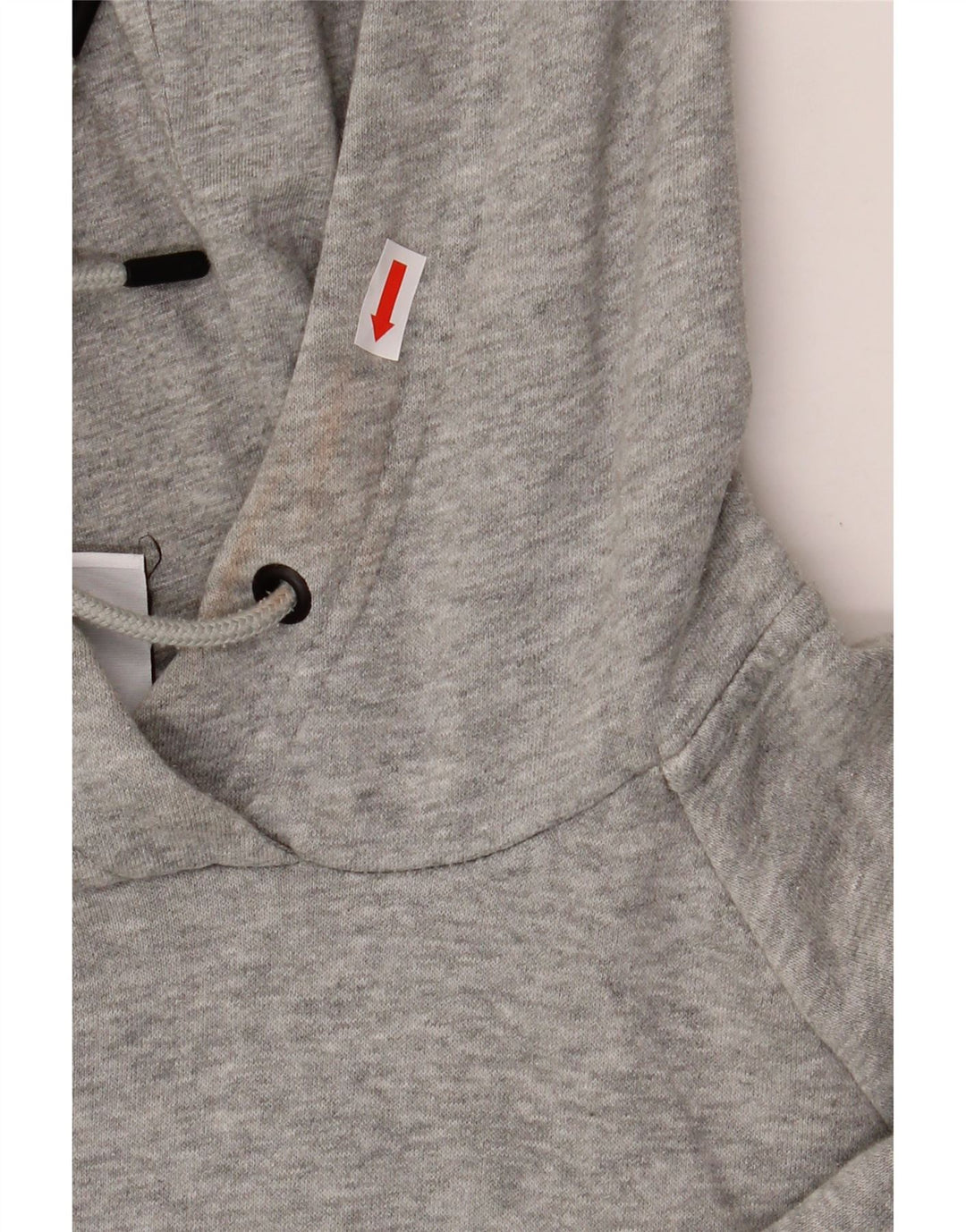 NIKE Womens Hoodie Jumper UK 14 Medium Grey Cotton Vintage Nike and Second-Hand Nike from Messina Hembry 