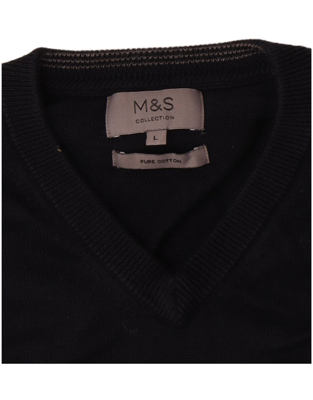 Marks & Spencer Herren-Weste, Tanktop, groß, marineblau, Baumwolle