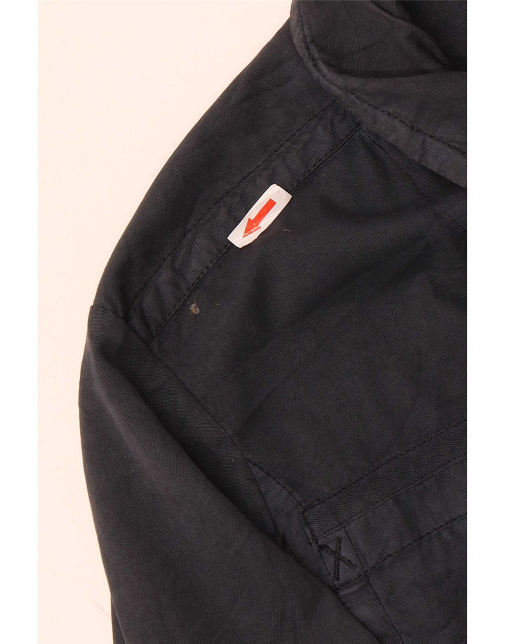 Cerruti 1881 Herren Bomberjacke UK 38 Mittelgraue Baumwolle