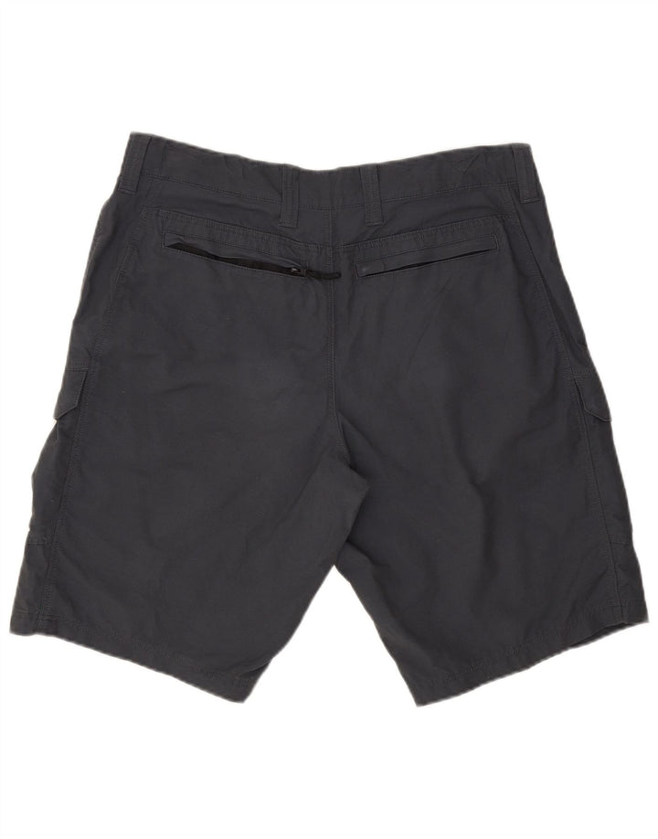 Marks & Spencer Herren Cargoshorts W34 Large Grau Baumwolle