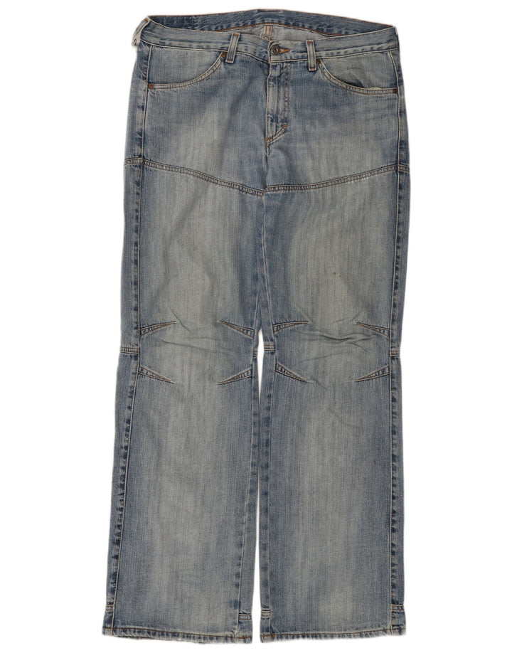 MUSTANG Herren Workwear Straight Jeans W33 L34 Blaue Baumwolle