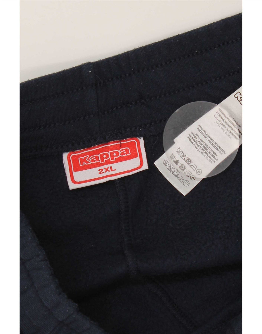 Kappa Herren Trainingshose Jogger 2XL Marineblau Polyester