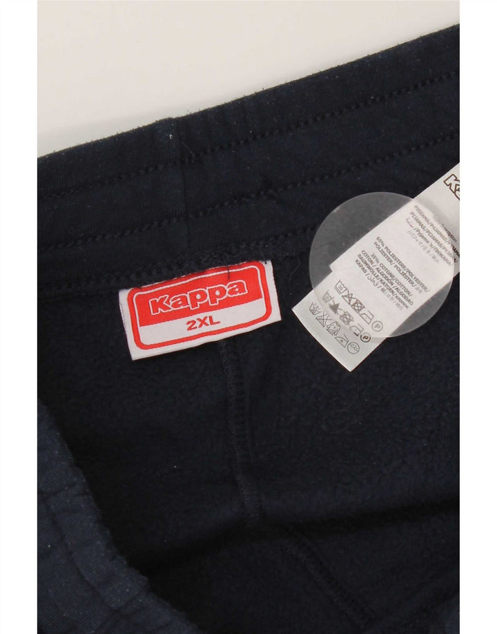 Kappa Herren Trainingshose Jogger 2XL Marineblau Polyester