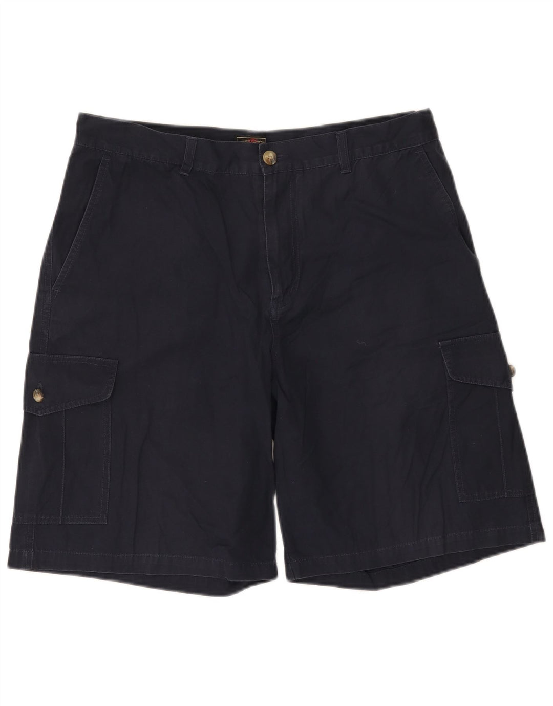 Kanadische Herren-Cargo-Shorts W36, große marineblaue Baumwolle