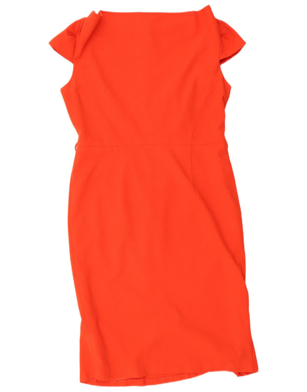 Next Damen Etuikleid UK 14 Mittelrotes Polyester