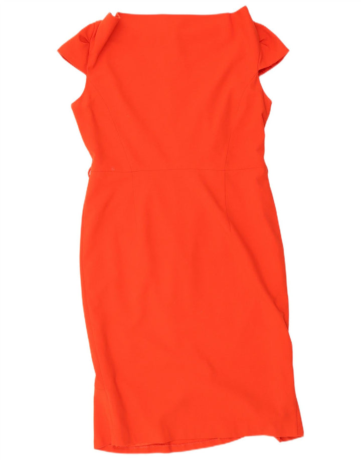 Next Damen Etuikleid UK 14 Mittelrotes Polyester