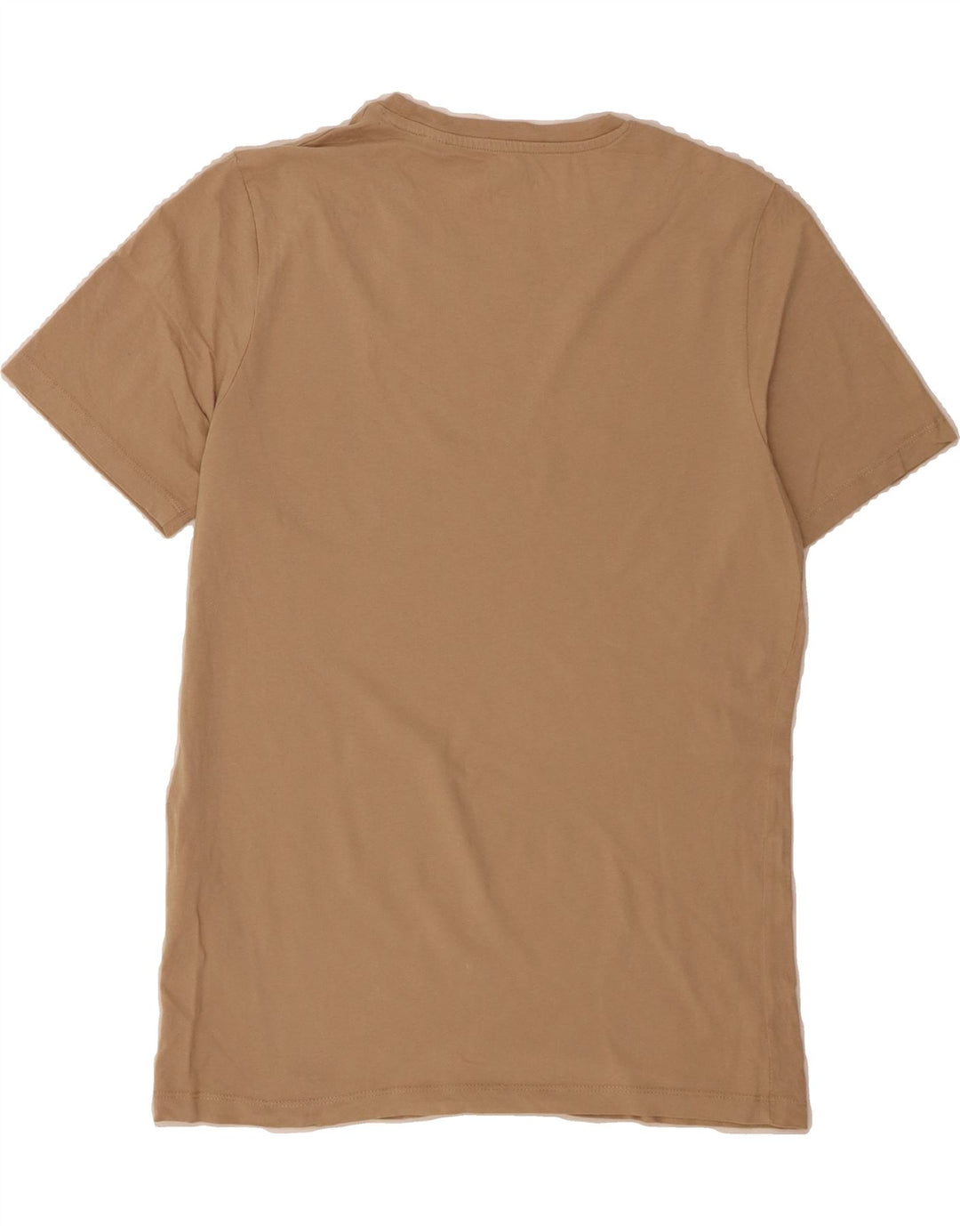 JACK & JONES Mens T-Shirt Top Medium Beige Cotton Vintage Jack & Jones and Second-Hand Jack & Jones from Messina Hembry 