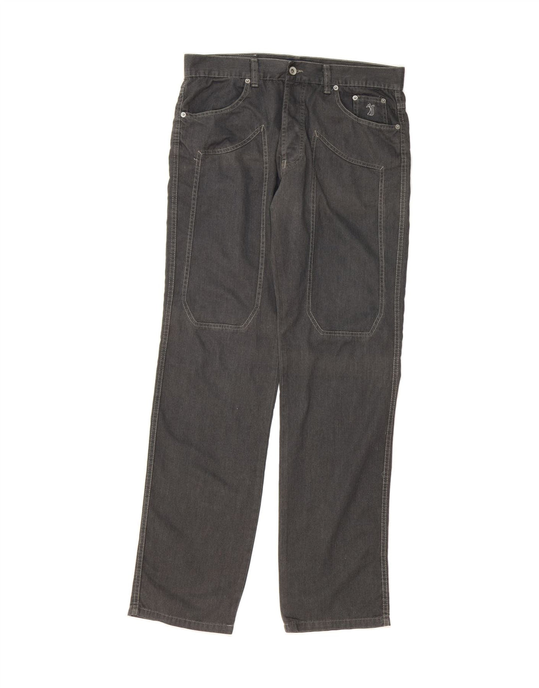 JECKERSON Mens Straight Jeans W34 L34 Grey Vintage Jeckerson and Second-Hand Jeckerson from Messina Hembry 