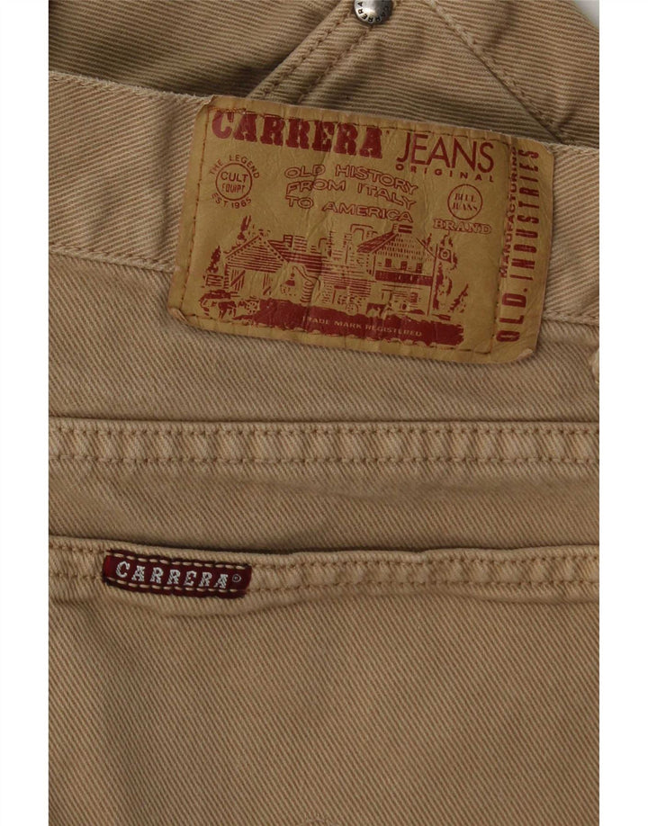 Carrera Herren verkürzte gerade Jeans W32 L26 Beige