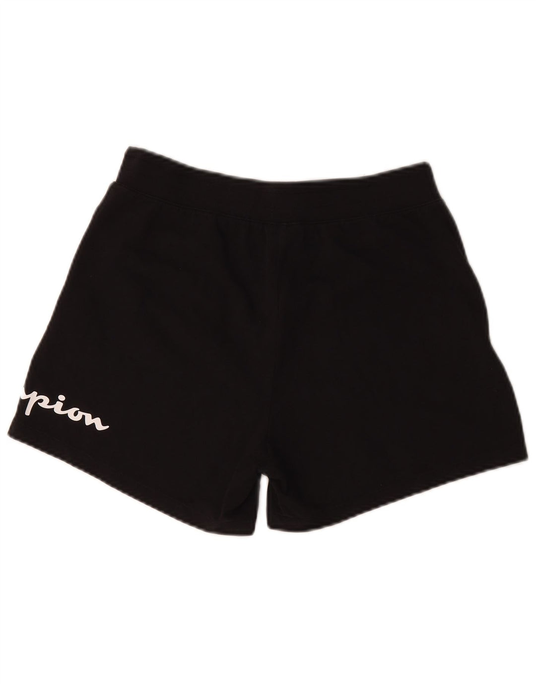 Champion Damen Graphic Sport Shorts UK 14 Medium Schwarz