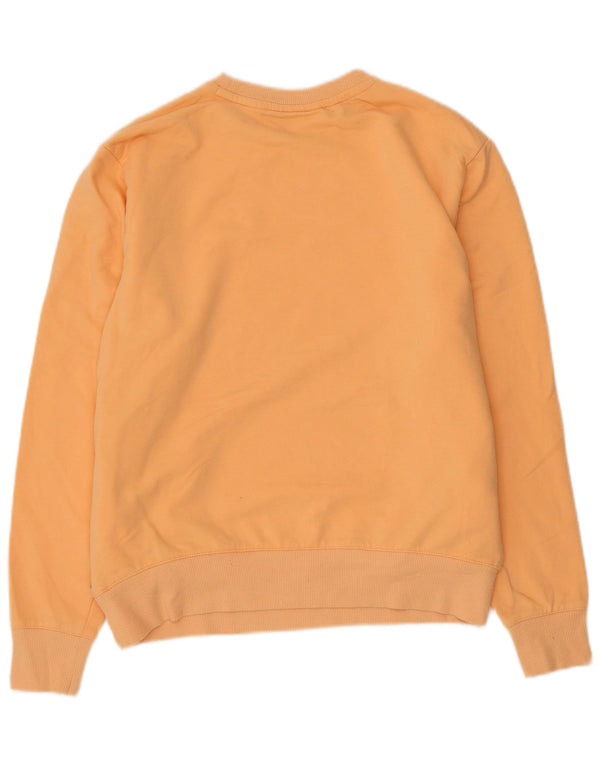 Fila Damen Übergroßer Sweatshirt-Pullover UK 10 Small Orange Baumwolle