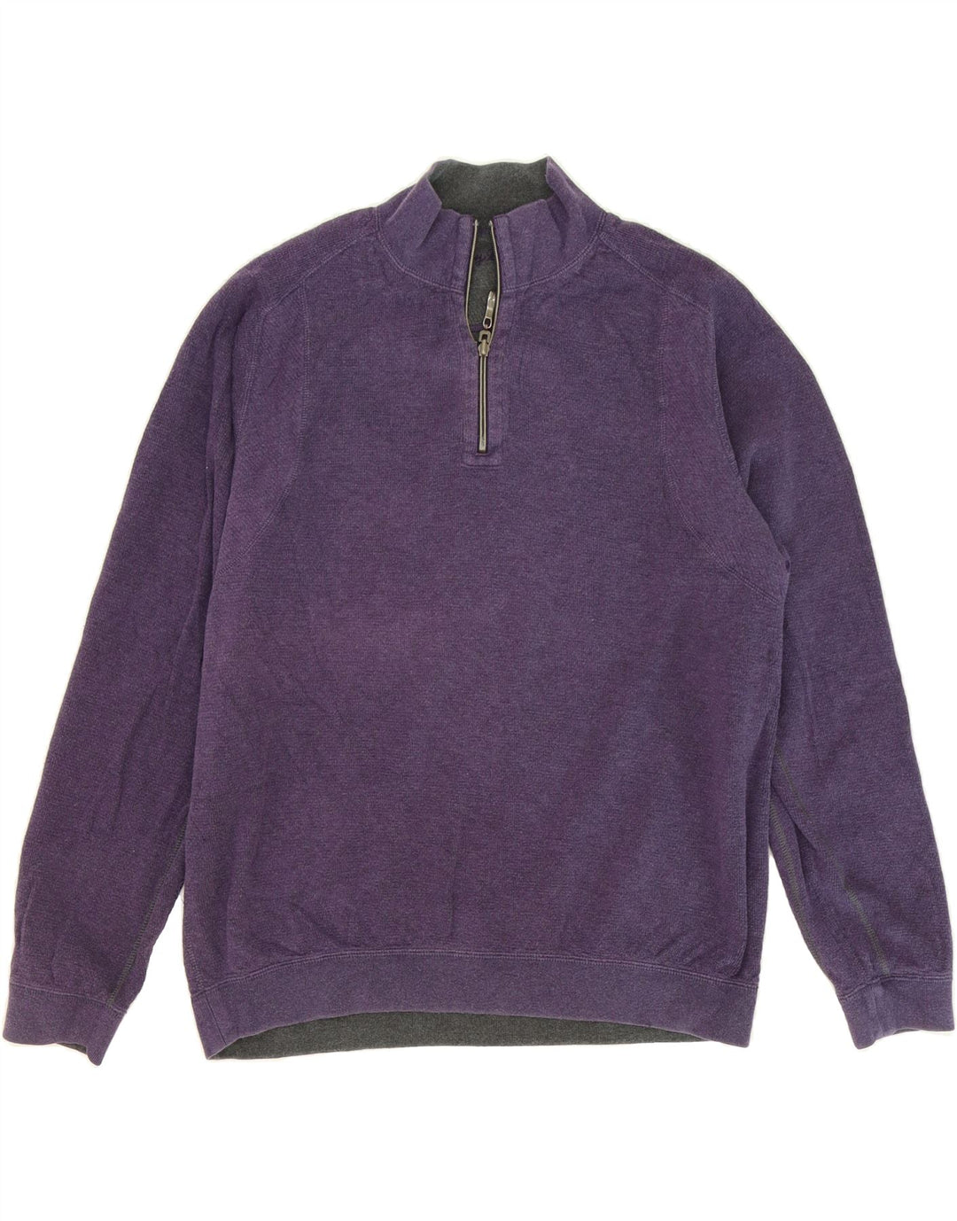 TOMMY BAHAMA Mens Zip Neck Reversible Sweatshirt Jumper Large Grey Vintage Tommy Bahama and Second-Hand Tommy Bahama from Messina Hembry 