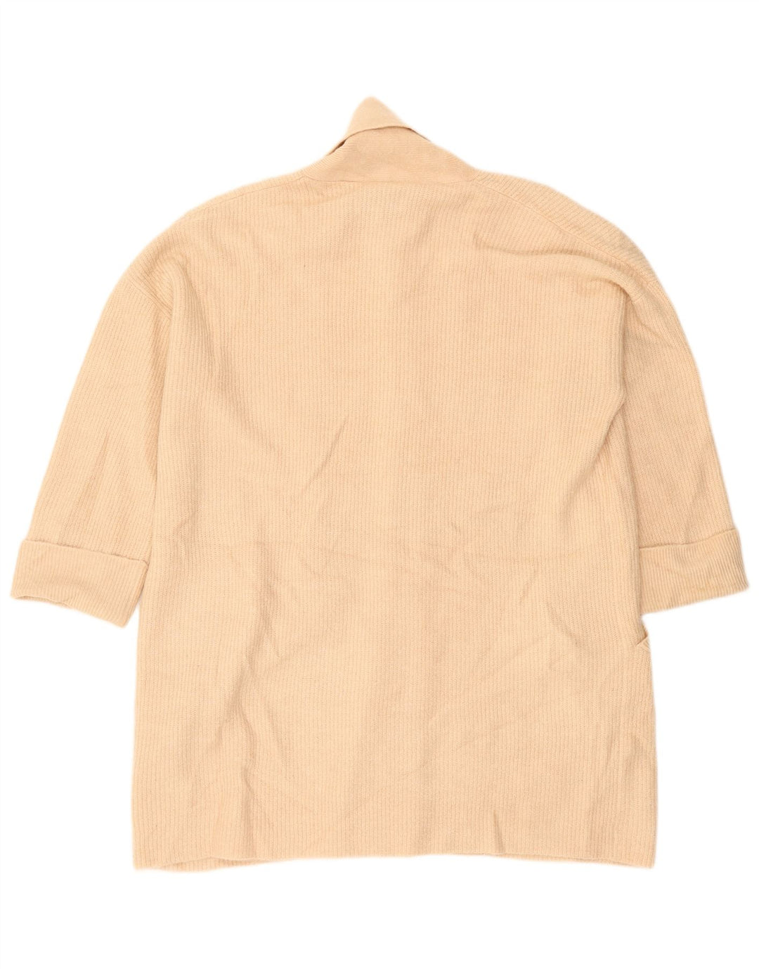 Jack Wills Damen-Strickjacke, übergroß, lang, Gr. 10, Beige