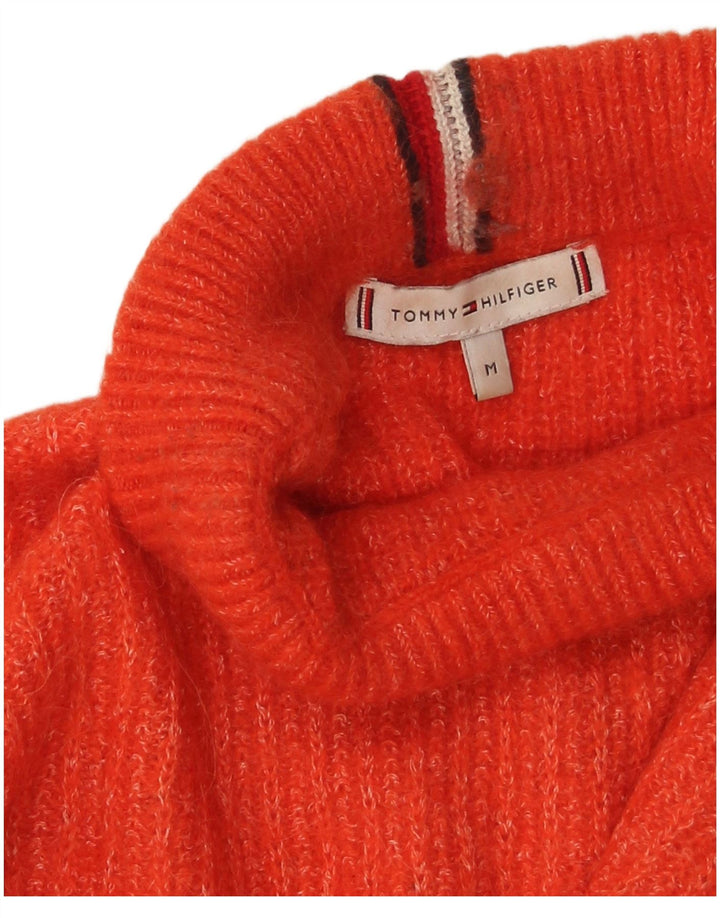 Tommy Hilfiger Rollkragenpullover für Damen, Gr. 14, mittelorange