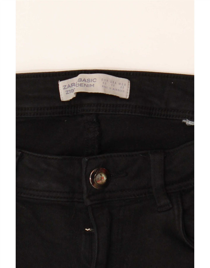 Zara Damen Skinny Jeans EU 40 Medium W30 L28 Schwarz