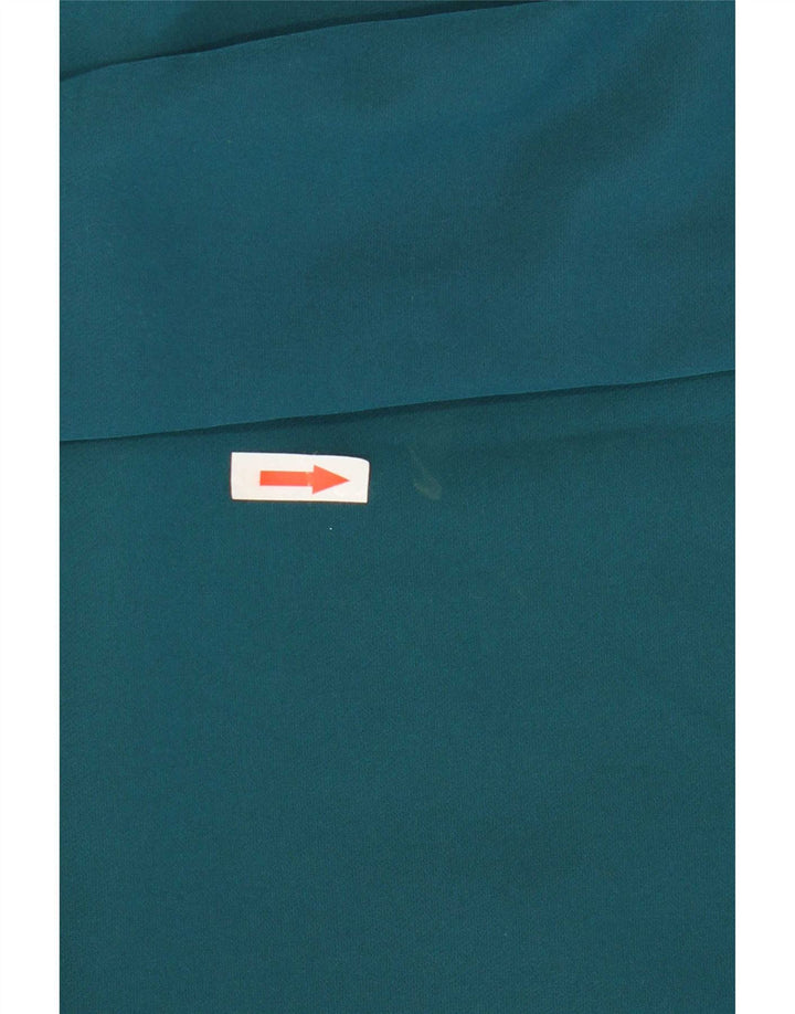 Lipsy Damen Asymmetrisches Neckholder-Kleid UK 12 Mittelgrünes Polyester