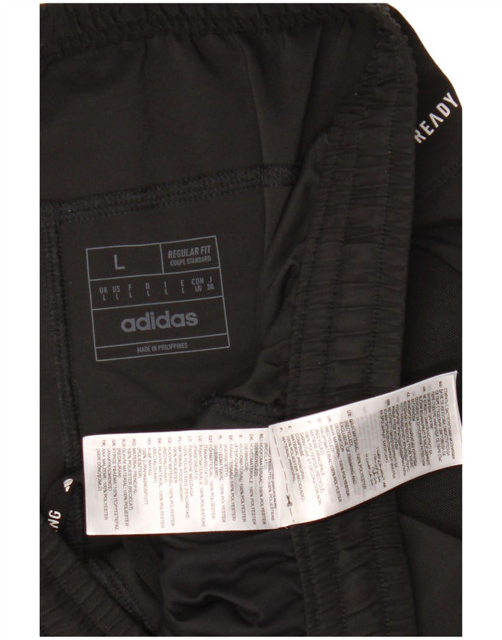 Adidas Herren Aeroready Regular Fit Trainingshose, Größe L, Schwarz, Polyester