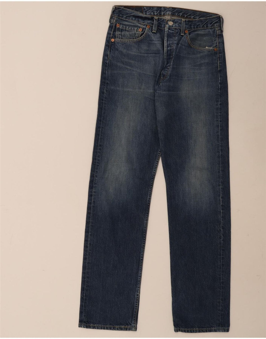 Levi's Herren 501 Straight Jeans W32 L34 Blau