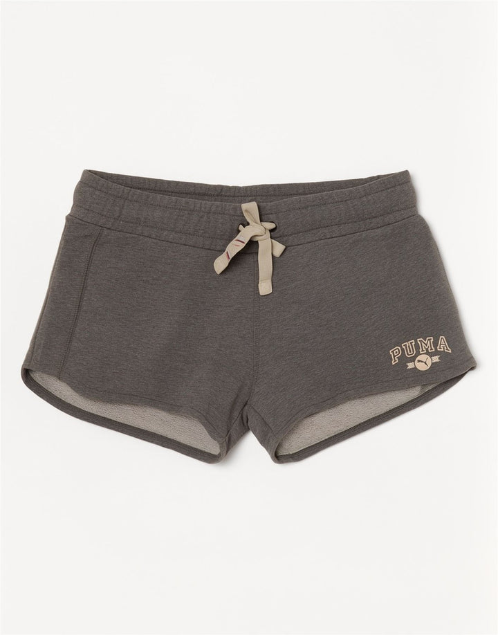Puma Damen Sportshorts UK 14 Large W32 Grau